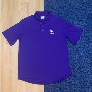 NFL Team Apparel Minnesota Vikings Polo
